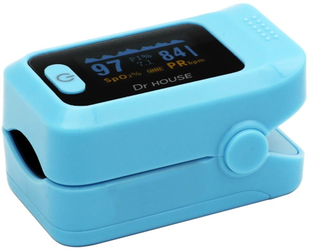Oxímetro de Dedo Dr House Mf-417 Azul