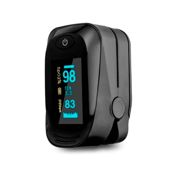 Oxímetro Digital Portátil de Dedo Anu Fingertip Ox-06 Preto