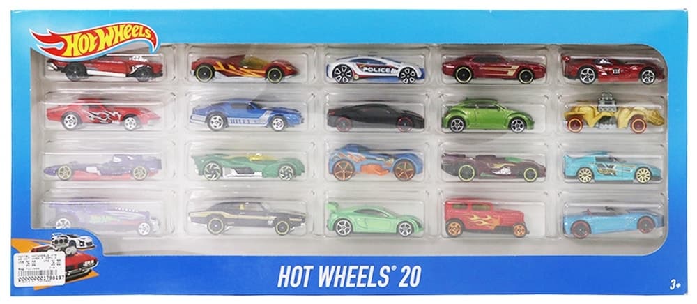 Pack Coleção Hotwheels Mattel 20 Peças