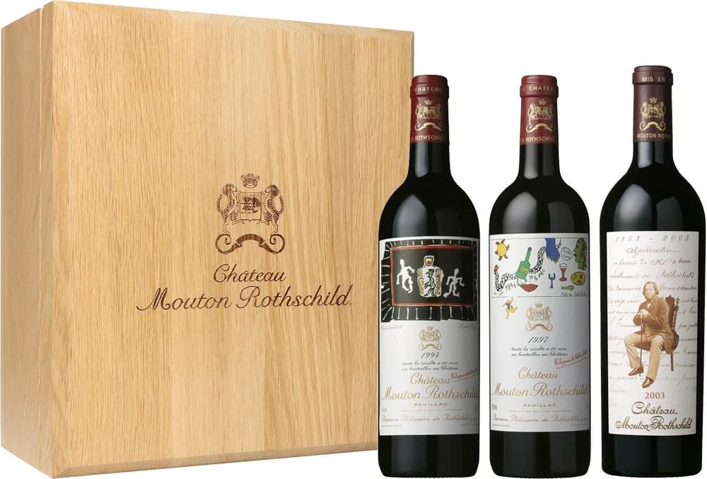 Pack de Vinhos Château Mouton Rothschild 1994/1997/2003 (3 Unidades)