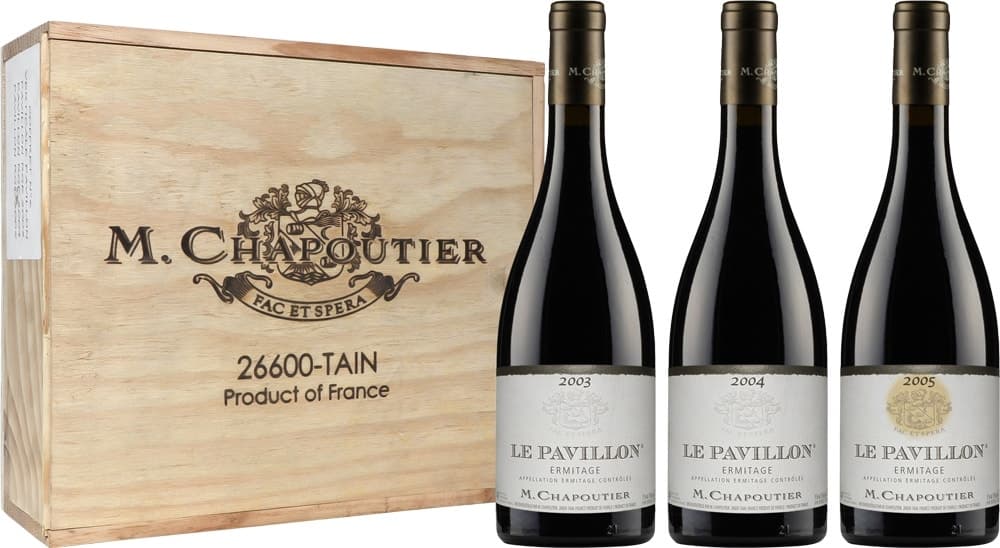 Pack de Vinhos M.Chapoutier Coffret N°6 Verticale Pavillon (3 Unidades)