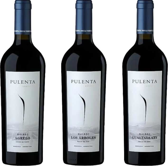 Pack de Vinhos Pulenta Single Vineyard Series Malbec Collection 2018 (3 Unidades)