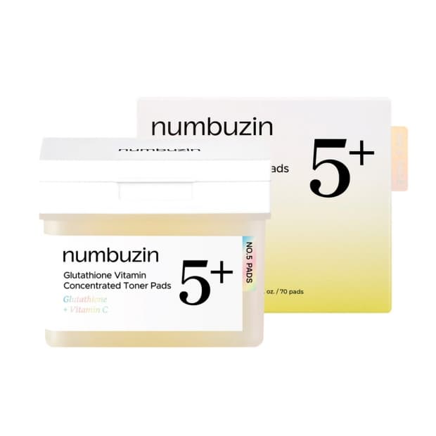 Pads Faciais Concentrados Numbuzin No 5 Vitamin-Niacinamide 70 Unidades
