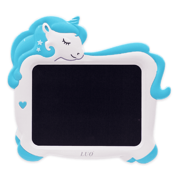 Painel de Escrita Digital Luo Lu-A85 LCD 11 Polegadas Gráfico Eletrônico Portátil Placa de Desenho Manuscrito Pad para Crianças Adultos Casa Escola Escritório - Azul Claro