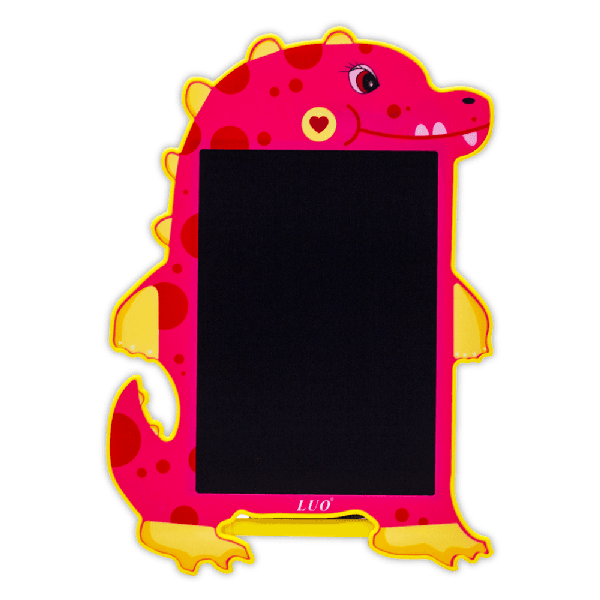 Painel de Escrita Digital Portátil Luo Lcd 9.0" Polegadas Lu-A78 Gráfico Eletrônico Placa de Desenho Manuscrito Pad para Crianças Adultos Casa Escola Escritório - Rosa