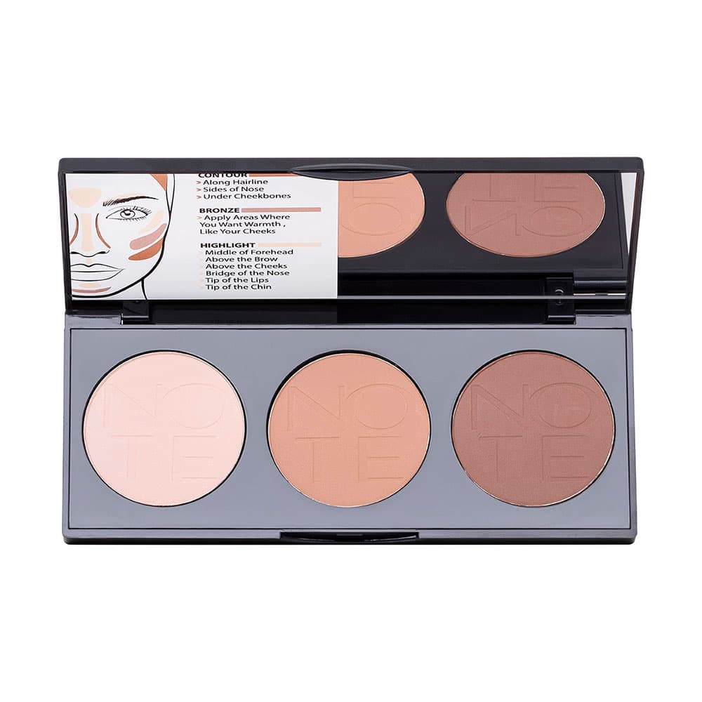 Paleta de Pó Note Perfecting Contouring Powder 02 Medium To Dark