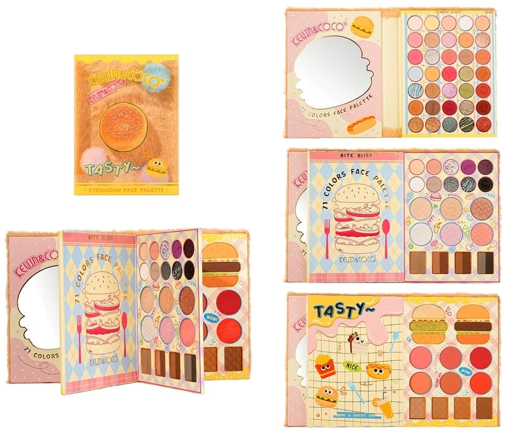 Paleta de Sombra Kevin & Coco Tasty Kc1462 (6 Peças)