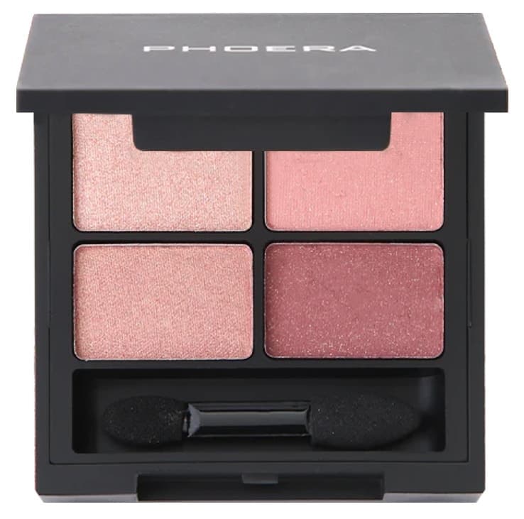 Paleta de Sombra Phoera Ultimate 02 Blushed Nude 1.5G 4 Cores