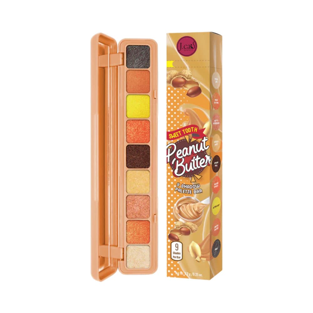Paleta de Sombras J.CAT Sweet Tooth Stb103 Peanut Butter 7,2G