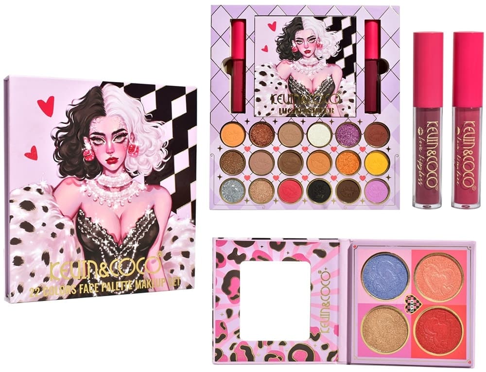 Paleta de Sombras Kevin & Coco Kc1379 24 Cores