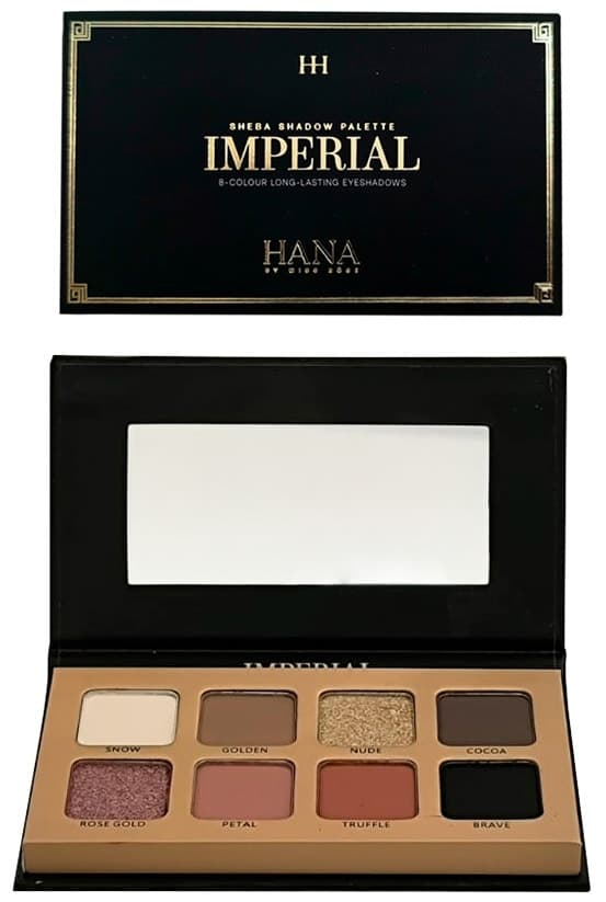 Paleta de Sombras Miss Rose Hana Imperial 7001-028M 12.5G 8 Cores