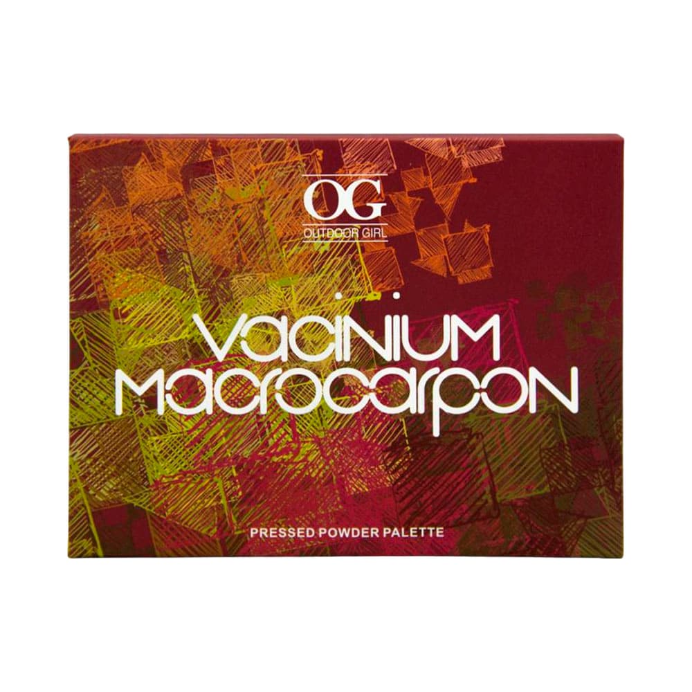 Paleta de Sombras Outdoor Girl Vacinium Macrocapron de7177 12 Cores 90G