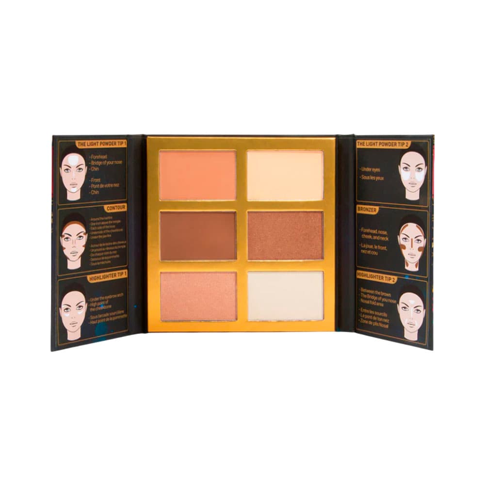 Paleta J.Cat Symphony Face Obsession Highlighting, Contour & Bronzer Sfo102 27GR