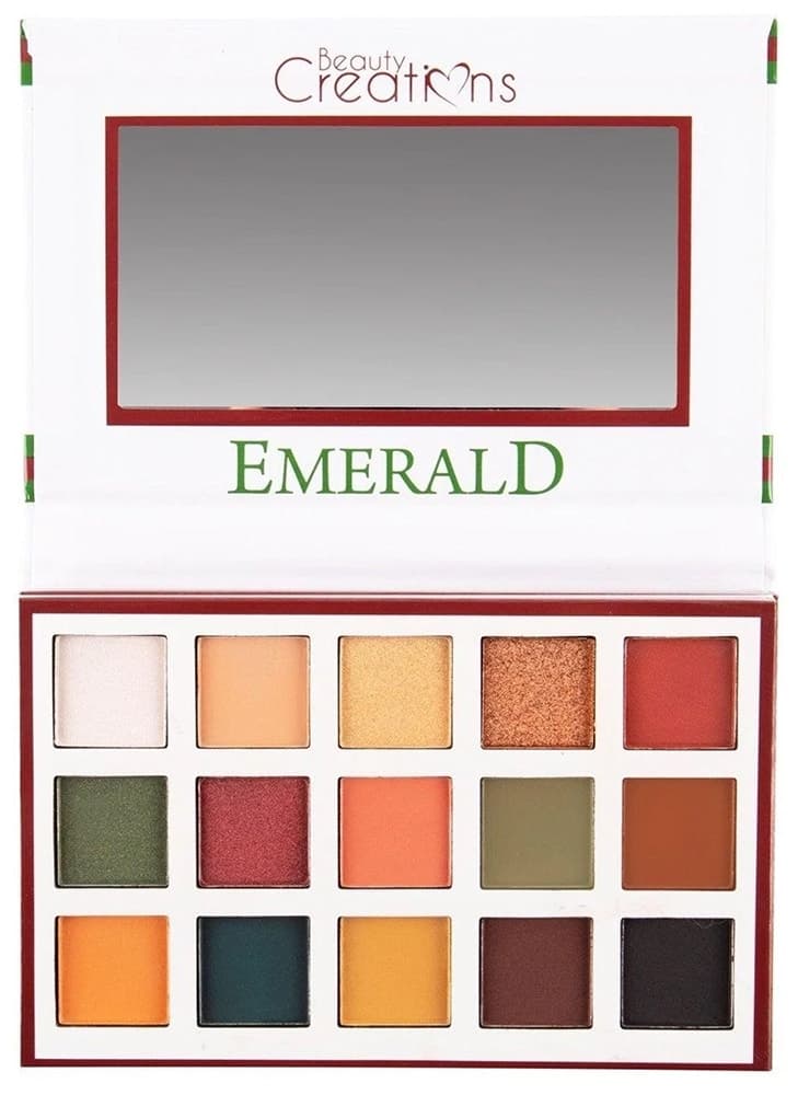 Paleta de Sombras Beauty Creations Emerald E15-C - 18G