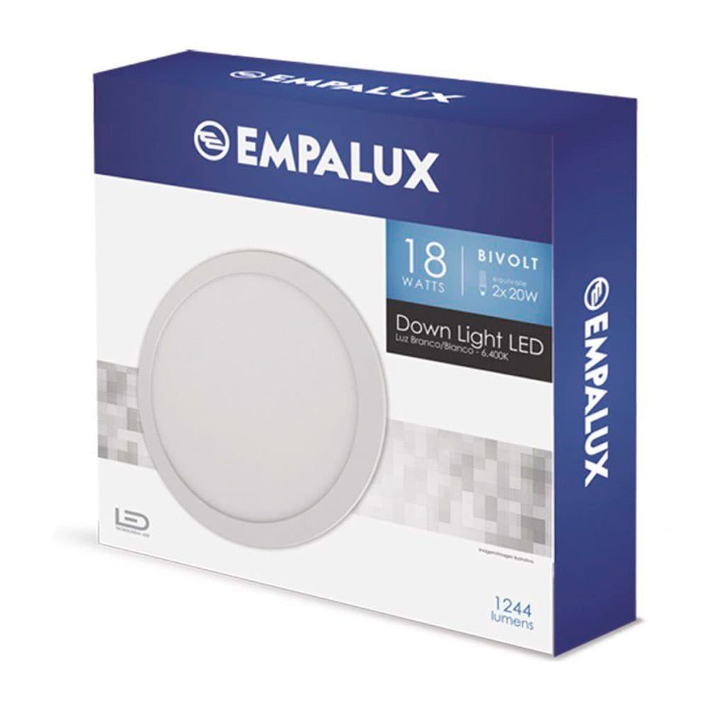 Painel Empalux Ld31826 Bivolt 18W Luz Fria