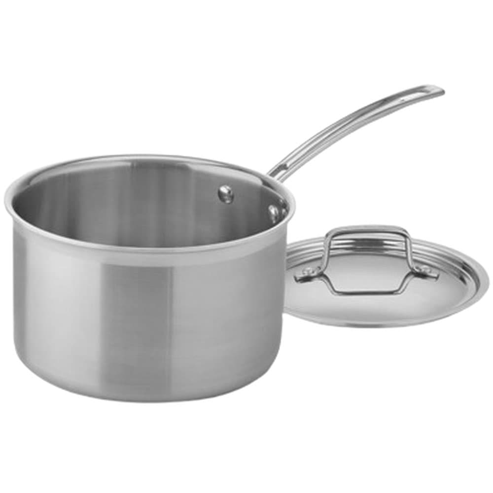 Panela com Tampa Cuisinart Multiclad Pro Inox 4L