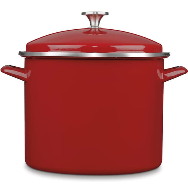 Panela Cuisinart Chef's Esmalte Vermelho 12 L – Eos126-28R