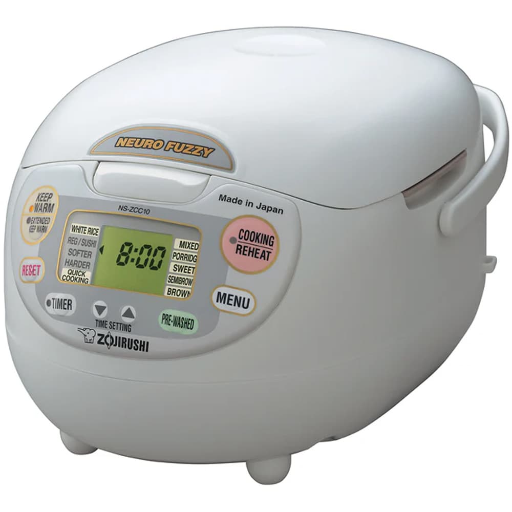 Panela Elétrica de Arroz Zojirushi Ns-ZCC18WZ Neuro Fuzzy 10 Xícaras 110V - Branco
