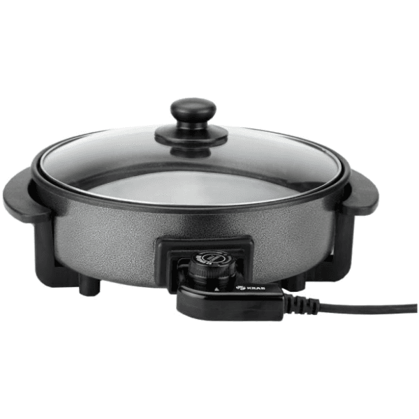 Panela Elétrica Krab Kboep15 1200W 110V ~ 60Hz Preto