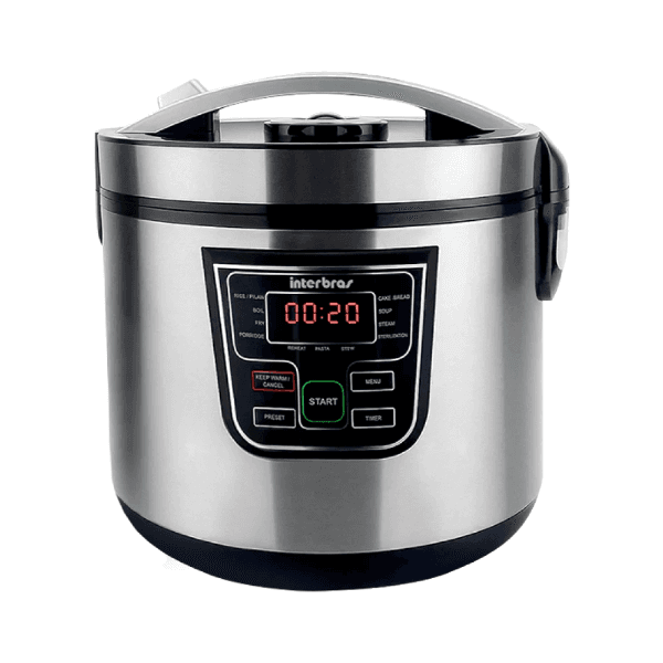 Panela Elétrica Multicooker Interbras A10PY 5 Litros 900W 220V Inox