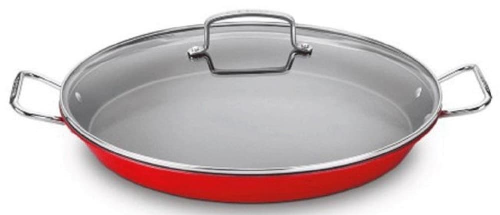 Panela Paella Cuisinart 38 Cm Vermelho