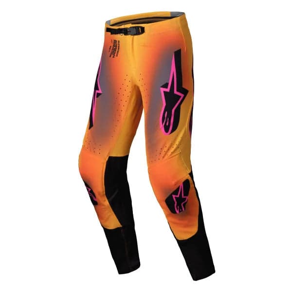 Calça Alpinestars Supertech Lipan Amarelo/Rosa Tamanho 34