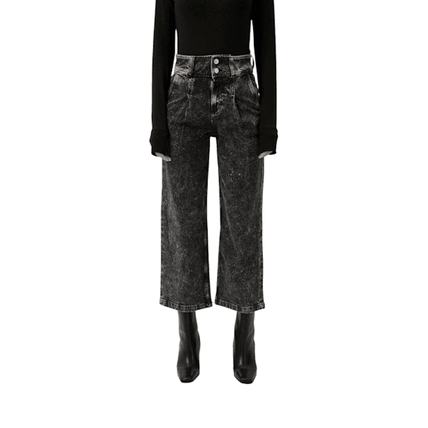 Calça Jeans Cropped Feminina Hugo Boss