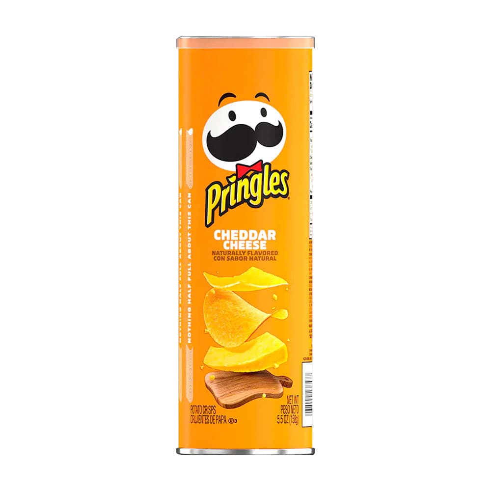 Batatas Fritas Pringles Cheddar Cheese 158G