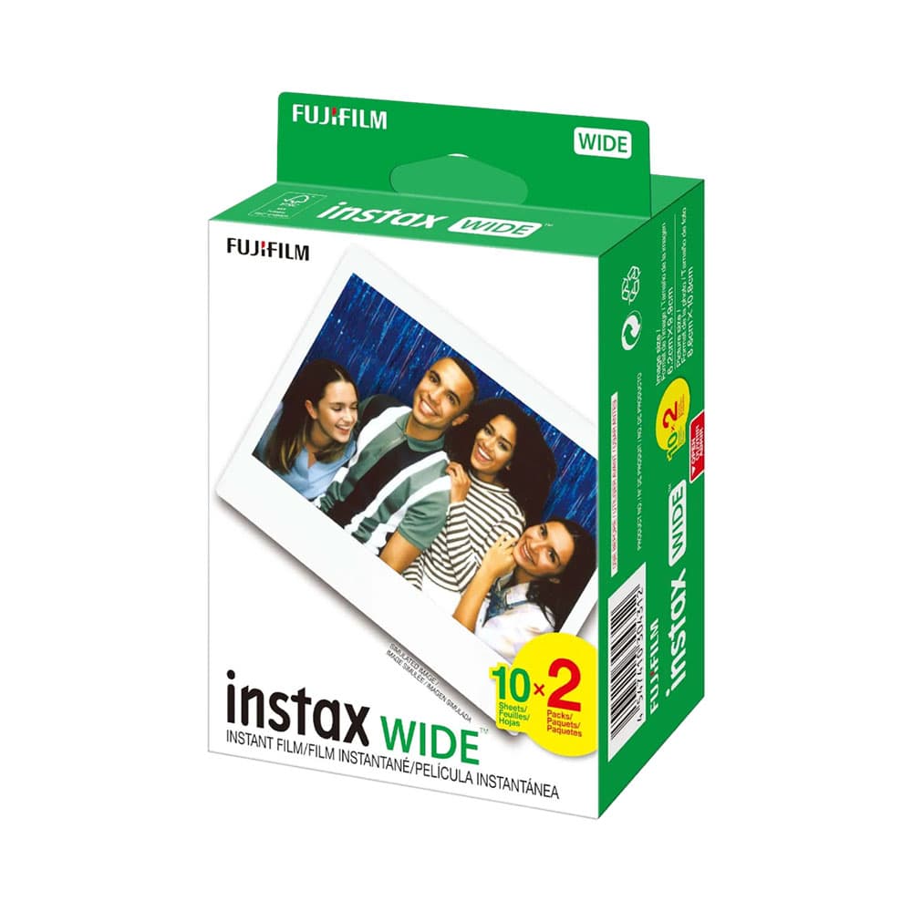 Papel Fujifilm Instax Wide Branco 20 Unidades