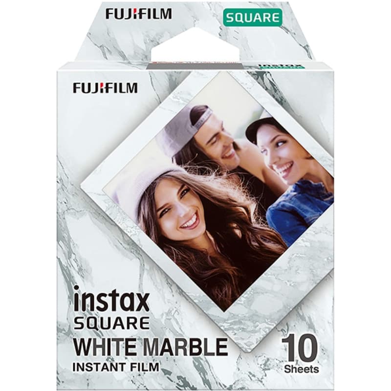 Papel Térmico Fujifilm Instax Square White Marble - 10 Folhas