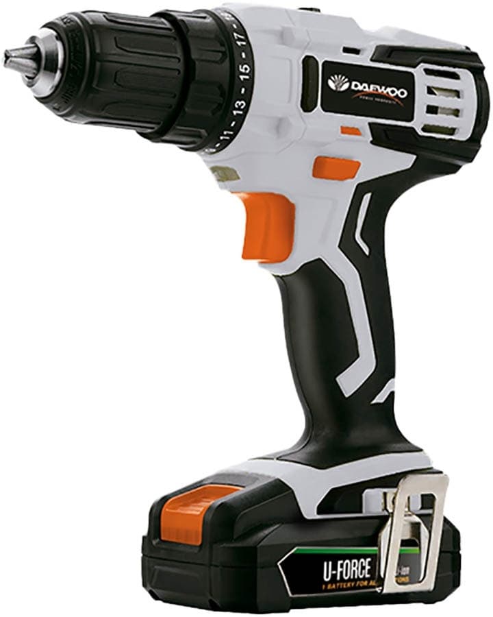 Parafusadeira e Furadeira Daewoo 20V 10MM Dald18-P1A 220V 50Hz