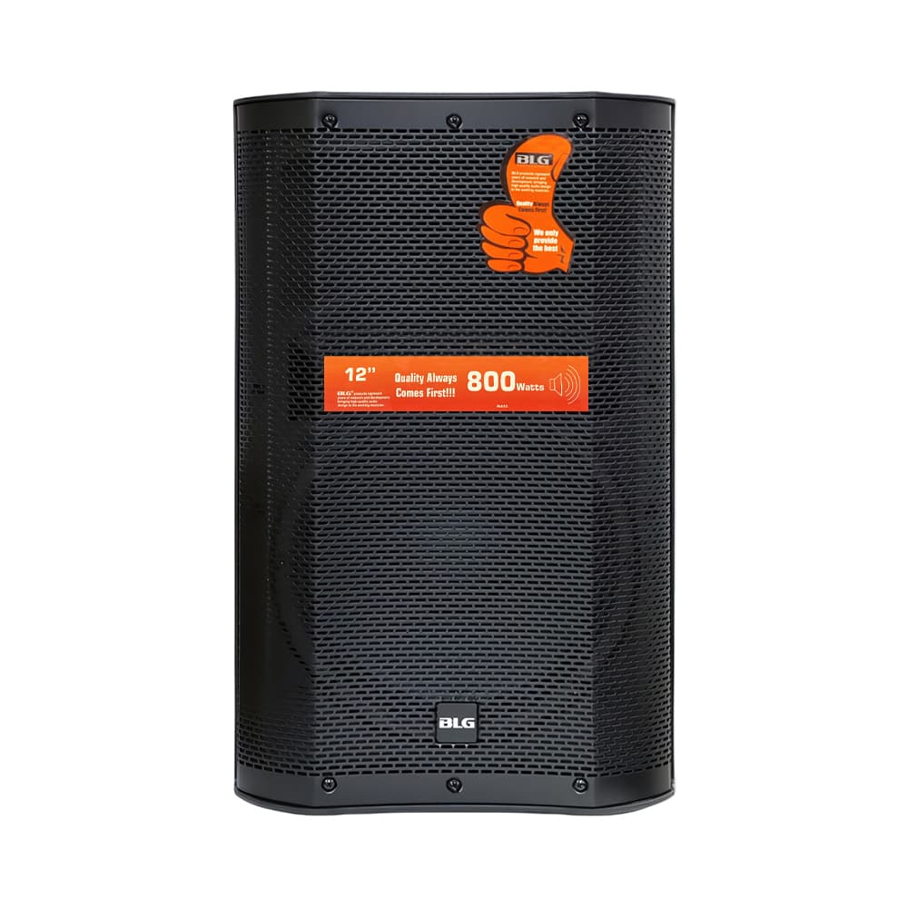 Caixa de Som Ativa Blg Ma12 12" 800 W Bivolt Preto
