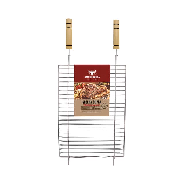 Grelha Multifuncional Dupla Grilazer Gaucho Grill 50 Cm