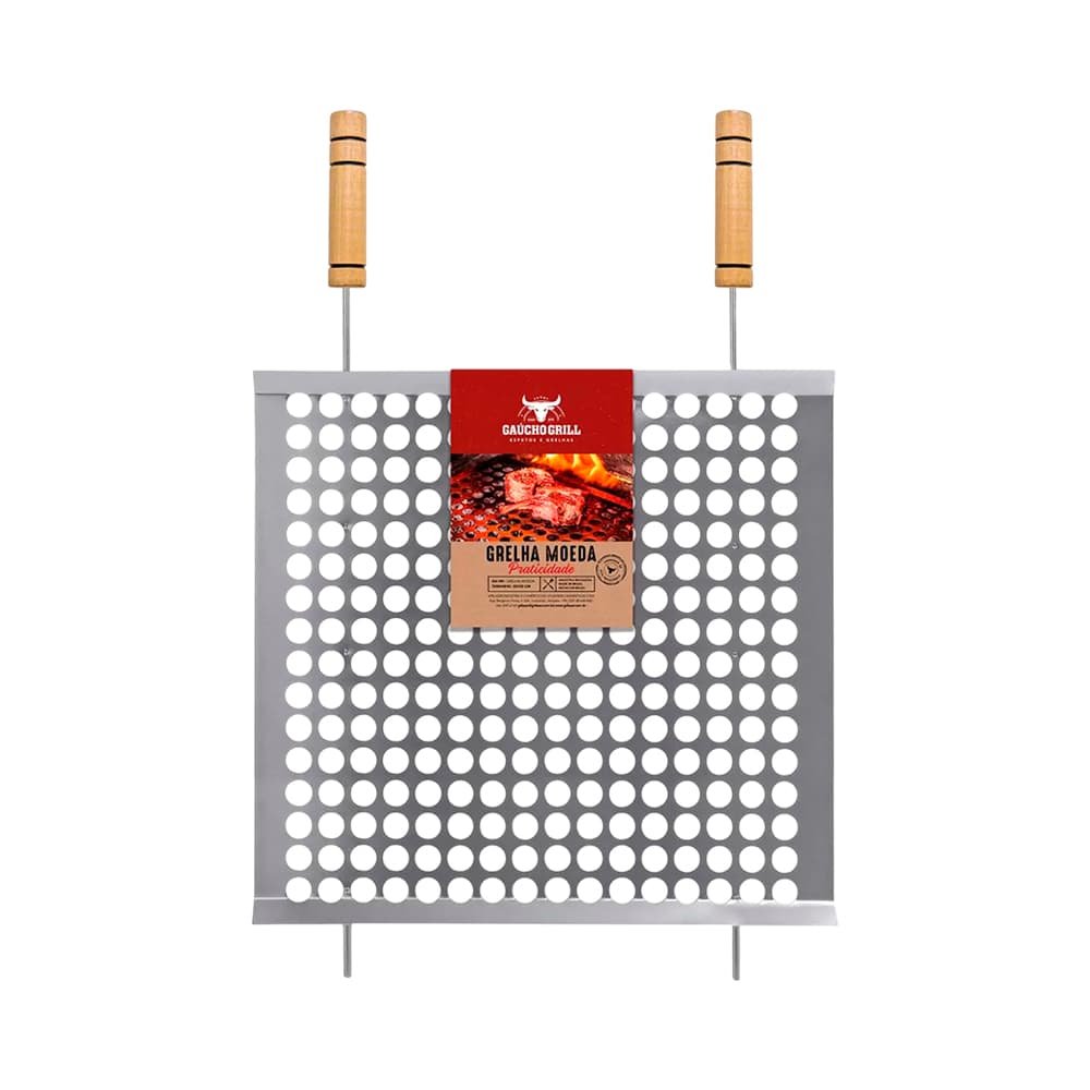 Parrilla Perfurada Portátil Grilazer Gaucho Grill Ga141 40x40cm