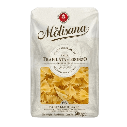 Massa Integral La Molisana Farfalle Rigate Nø66 500G