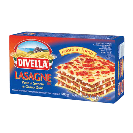 Pasta para Lasanha Divella 500G