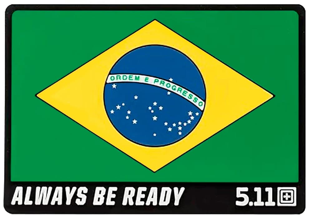 Patch 5.11 Tactical Brazil Flag
