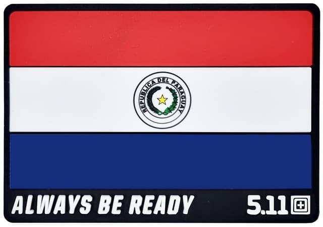 Patch 5.11 Tactical Bandeira do Paraguai