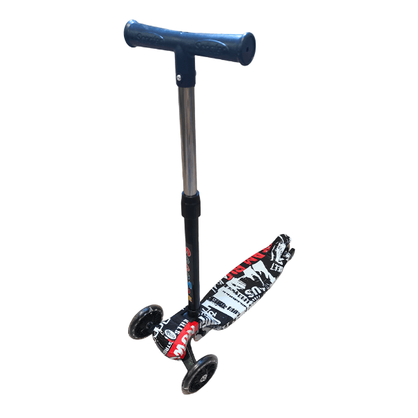 Patinete Infantil 4Life 601-B Com Led Estampado Mix
