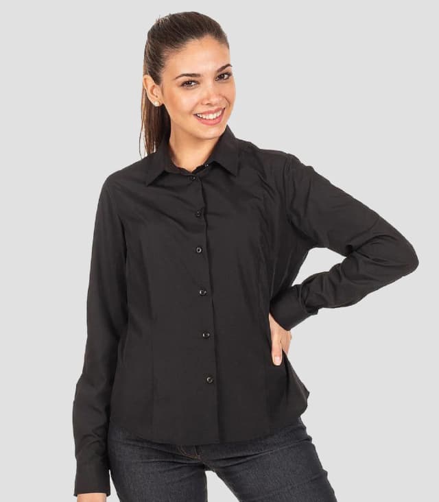 Camisa Paula Fernandez Cf03 Feminina Tamanho S Preto Tam. P