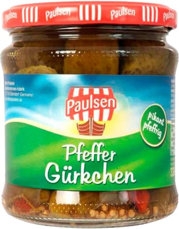 Picles com Grãos de Pimenta Paulsen - 330G