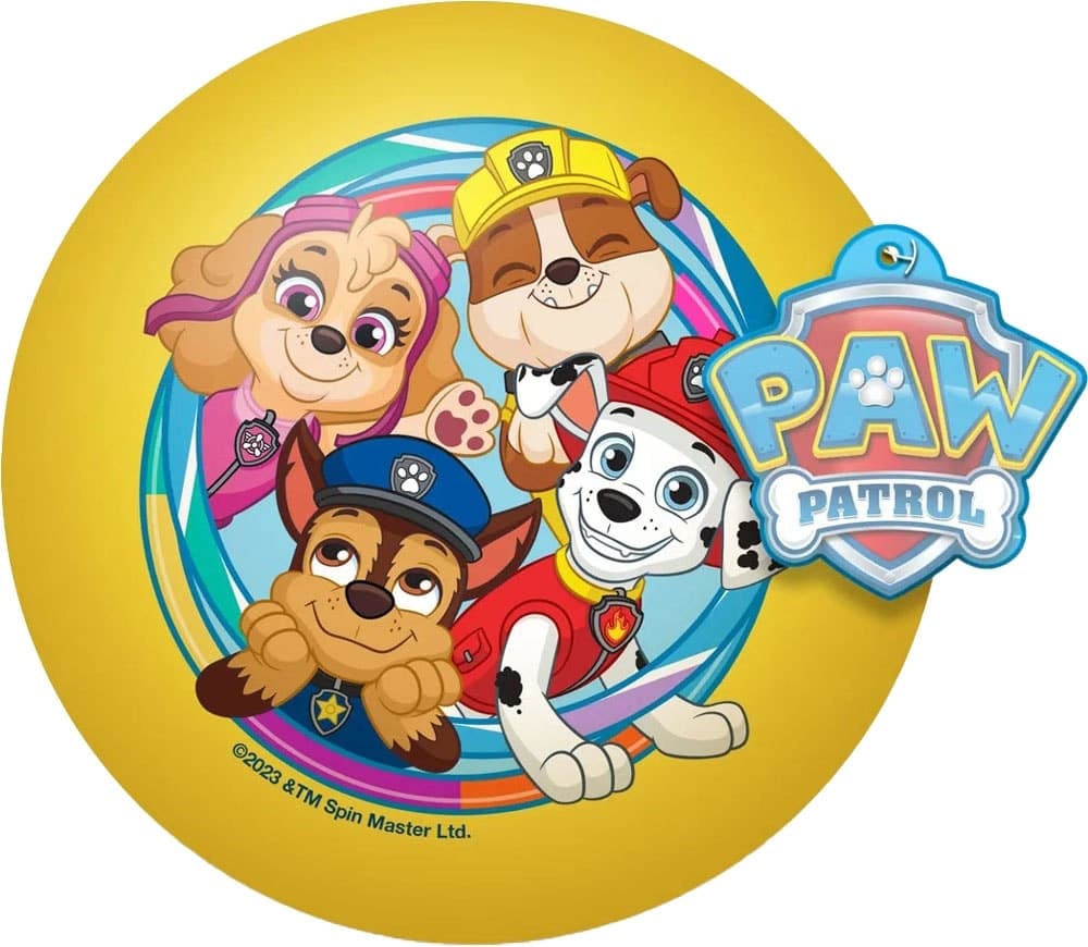 Brinquedo Paw Patrol Foamy Ball Ja-Ru 7505 e Amarelo