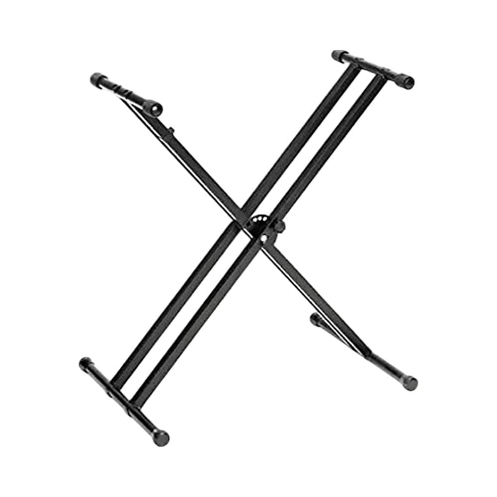 Pedestal para Teclado Kool Doble Ks-23 Preto