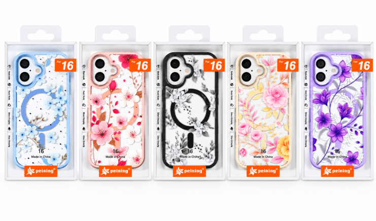 Peining Capa iPhone 16 Magsafe Flowery Colores Varios