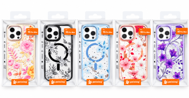 Peining Capa iPhone 16 PRO MAX Magsafe Flowery Colores Varios