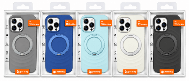Capa Peining para iPhone 16 Pro Max Rugged Midstand Cores Várias