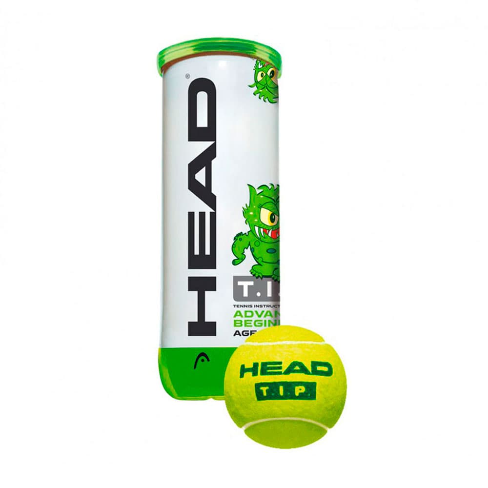 Bolas de Tênis Head Infantil 3 Bolas Verde