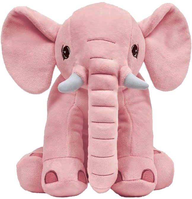 Pelúcia Elefantinho Buba Rosa 30CM