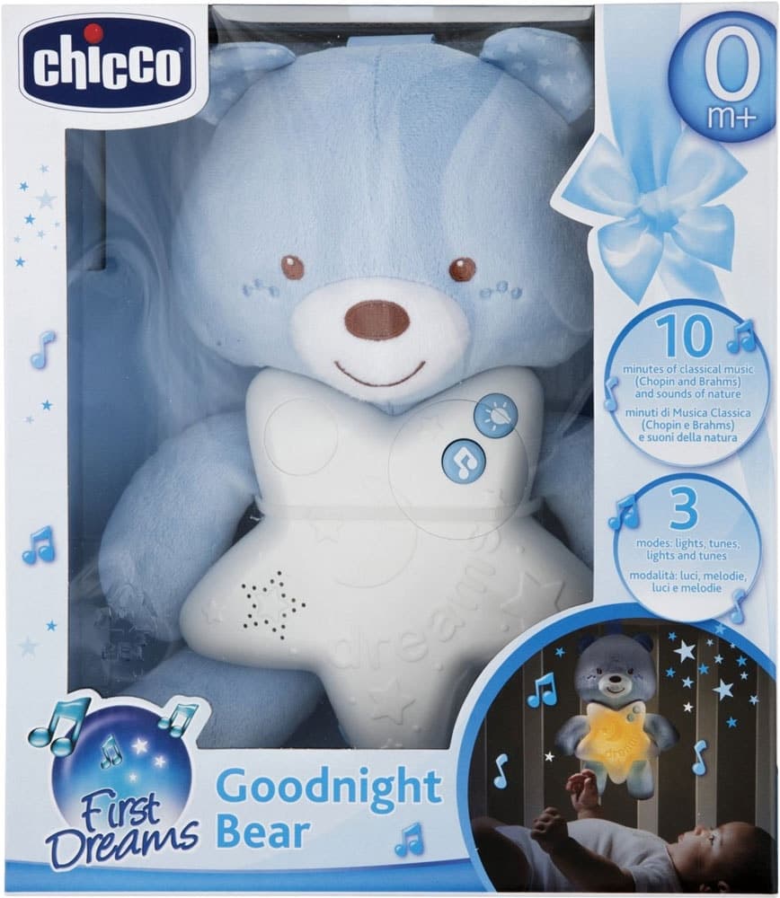 Pelúcia Goodnight Baby Bear Chicco