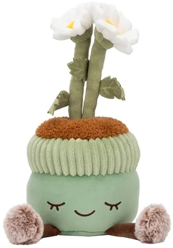 Pelúcia Vaso com Margaridas Greenhouse Jazwares